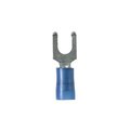 Panduit Flanged Fork Terminal, nylon insulated,  PN14-10FF-C